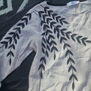 New Spring Finds! La Rosa Womens Top Beauty embroidered details, lightweight